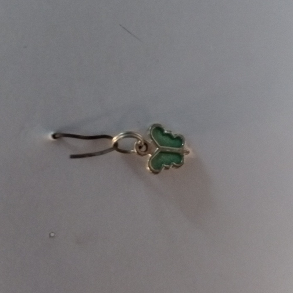 Silver butterfly charm